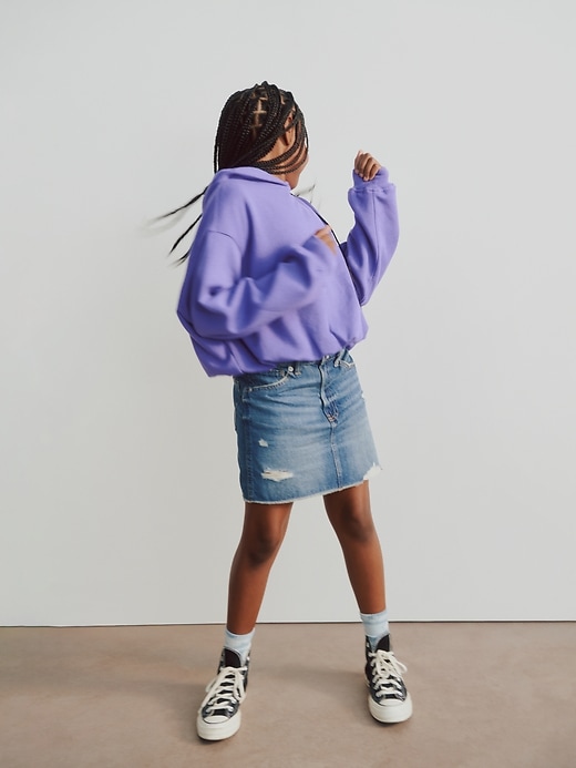 Image number 1 showing, Kids High Rise Denim Skirt