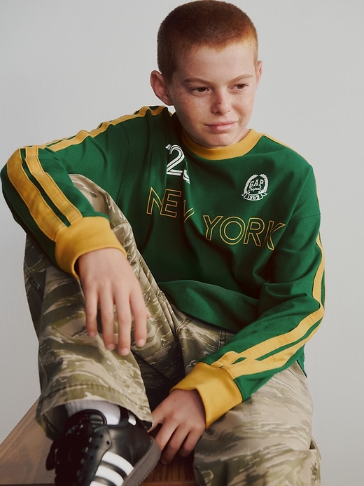 Image number 1 showing, Kids Soccer Jersey Logo T-Shirt