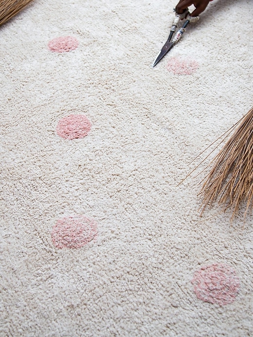 Image number 4 showing, Lorena Canals Washable Rug Hippy Dots Vintage Nude