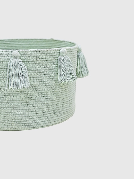 Image number 7 showing, Lorena Canals Basket New Tassels Rose