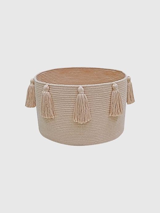 Image number 1 showing, Lorena Canals Basket New Tassels Rose