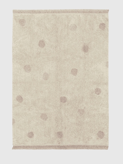 Image number 1 showing, Lorena Canals Washable Rug Hippy Dots Vintage Nude
