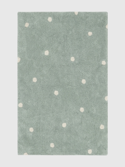 Lorena Canals Washable Rug Mini Dot Blue Sage