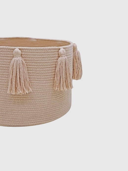 Image number 2 showing, Lorena Canals Basket New Tassels Rose