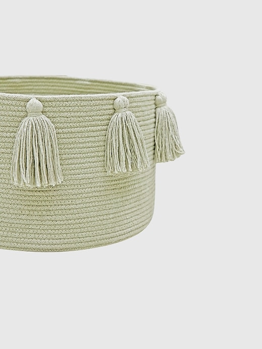 Image number 5 showing, Lorena Canals Basket New Tassels Rose