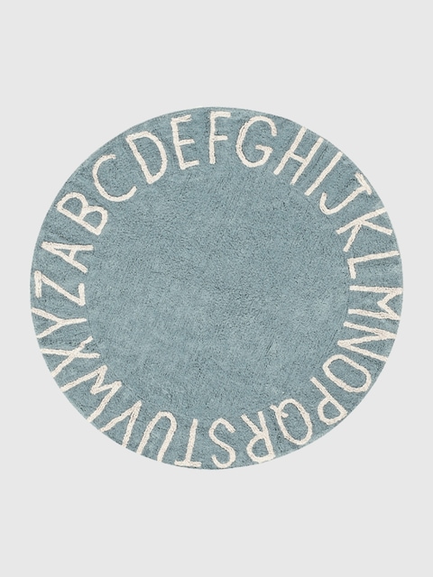 Lorena Canals Washable Rug ABC Natural Vintage Blue