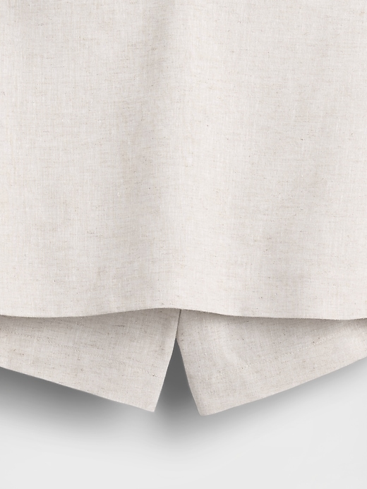 Image number 5 showing, Linen-Blend Mini Skort