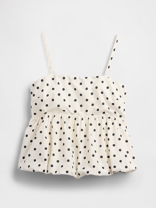 Image number 5 showing, Poplin Bubble Top
