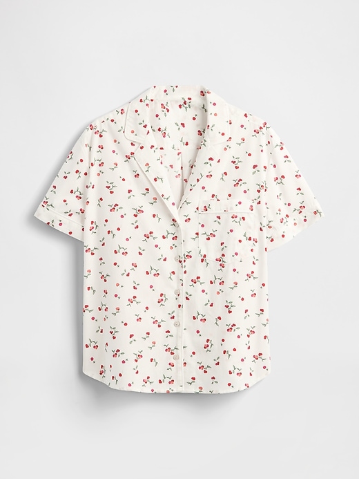 Image number 4 showing, Poplin PJ Shirt