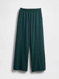 Organic Cotton Heavyweight Cropped Wide-Leg Pants