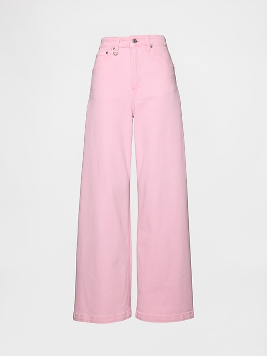 Image number 7 showing, Sky High Rise Stride Wide-Leg Jeans