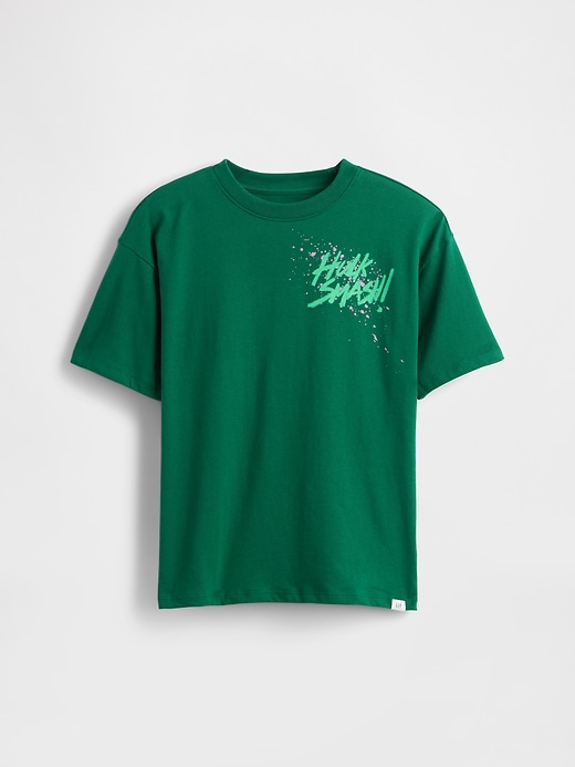 Image number 1 showing, Kids Marvel Relaxed Graphic T-Shirt