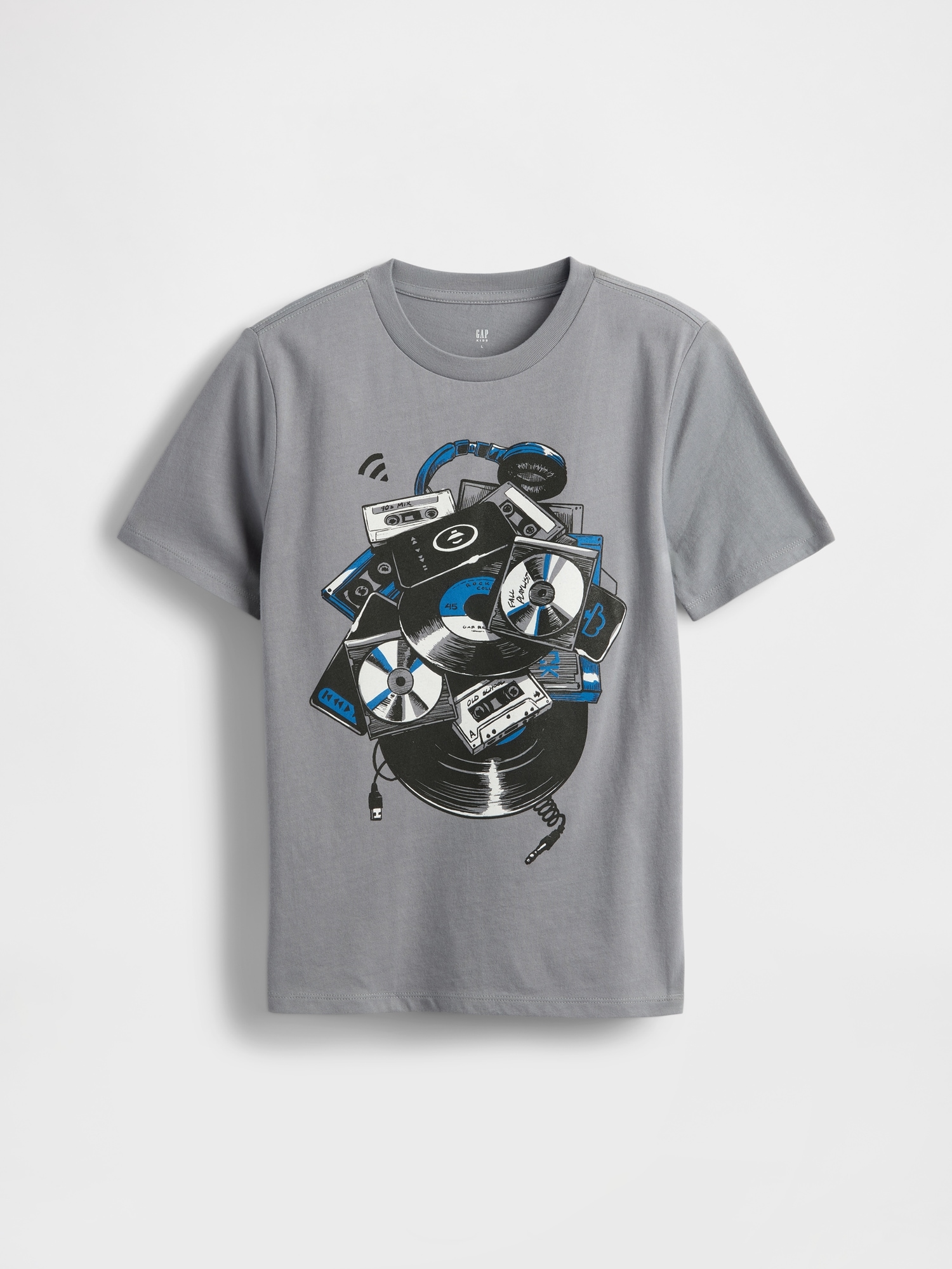 Kids Graphic T-Shirt - Pilot Grey