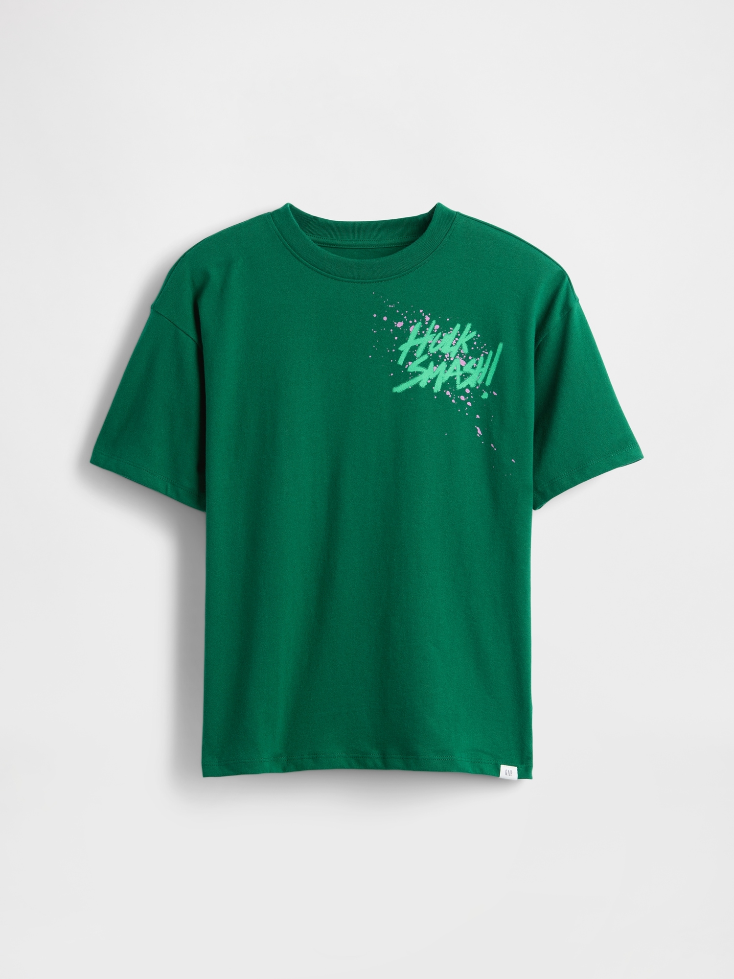 Kids Marvel Relaxed Graphic T-Shirt - Palisade Green