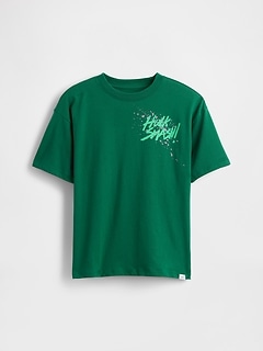 Kids Marvel Relaxed Graphic T-Shirt