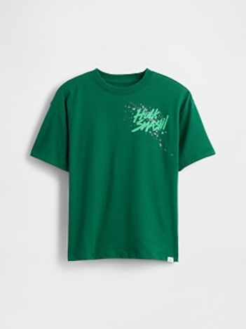 Kids Marvel Relaxed Graphic T-Shirt