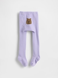 View large product image 1 of 1. Baby & Toddler Bear Tights