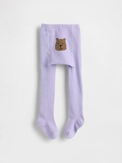 Baby & Toddler Rib Bear Tights