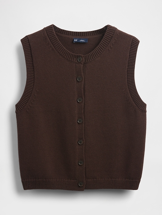 Image number 4 showing, Cropped Cardigan Sweater Vest