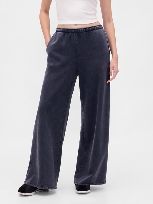 Image number 2 showing, VintageSoft Baggy Wide-Leg Sweatpants