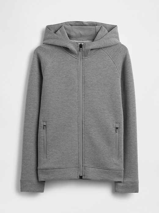 Image number 1 showing, Kids GapFit Tech Quick-Dry Zip Hoodie