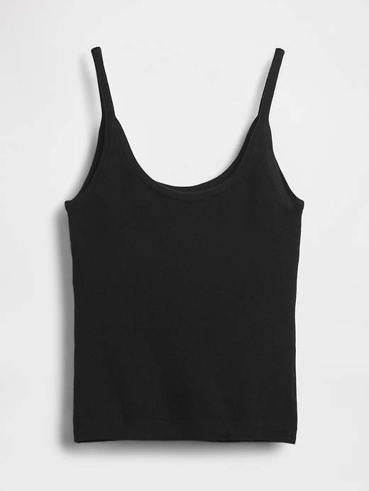 Image number 1 showing, CashSoft Stretch Crop Tank Top