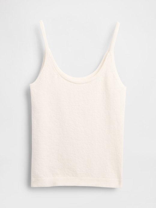 Image number 1 showing, CashSoft Stretch Crop Tank Top