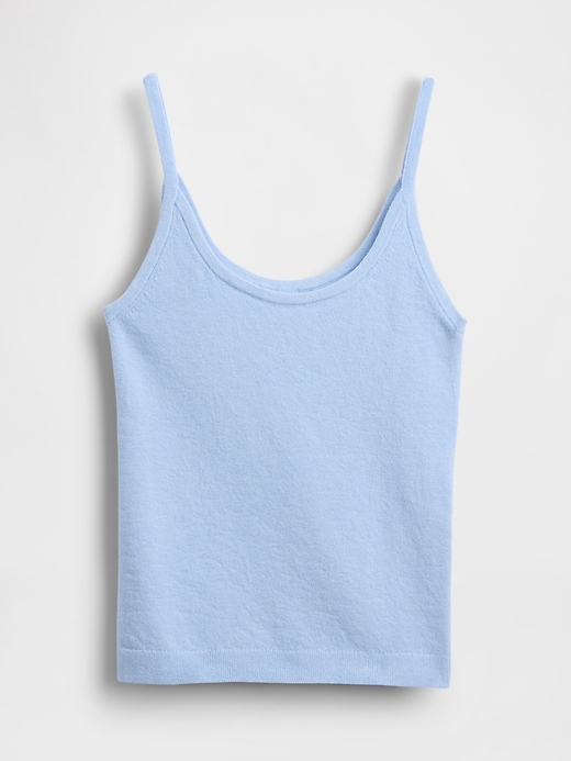 Image number 1 showing, CashSoft Stretch Crop Tank Top