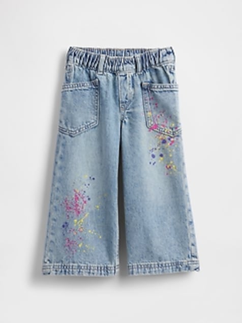 Baby & Toddler Pull-On Baggy Wide-Leg Jeans