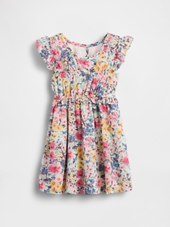 Baby & Toddler Smocked Ruffle Dress