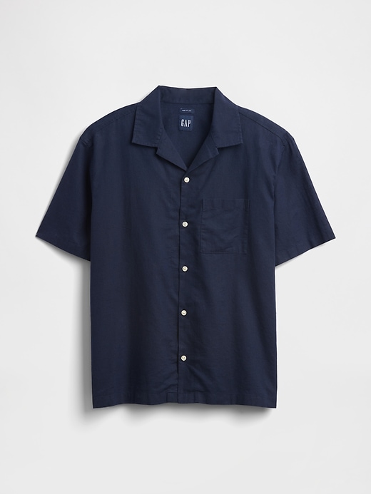 Image number 1 showing, Linen-Cotton Shirt
