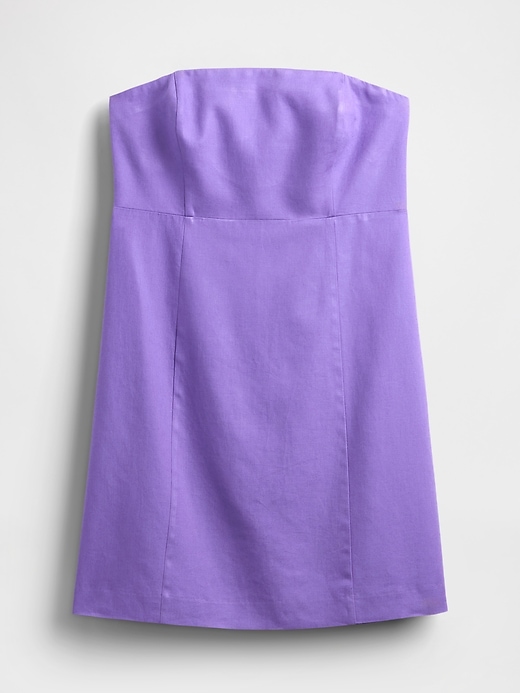 Image number 6 showing, Linen-Blend Mini Dress
