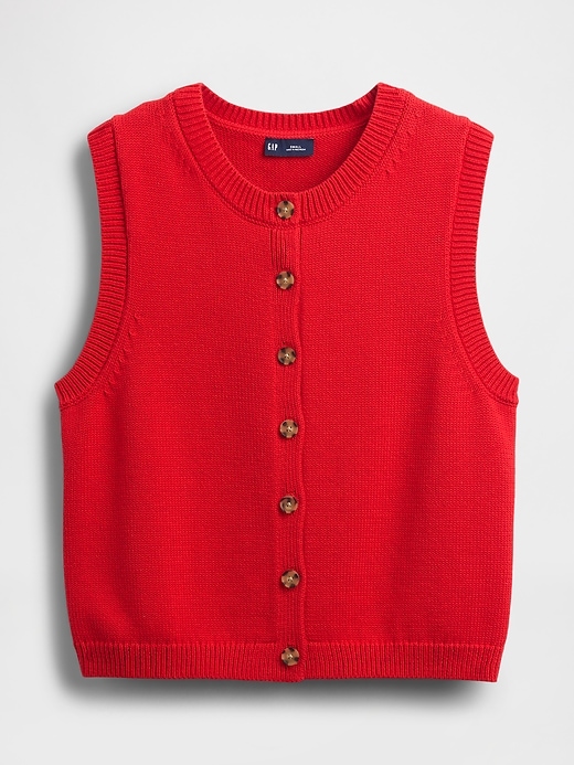Image number 4 showing, Cropped Cardigan Sweater Vest