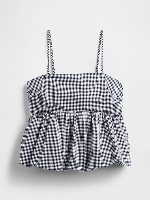 Image number 5 showing, Poplin Bubble Top