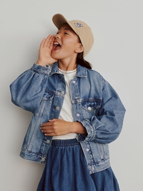 Kids Organic Cotton Icon Denim Jacket