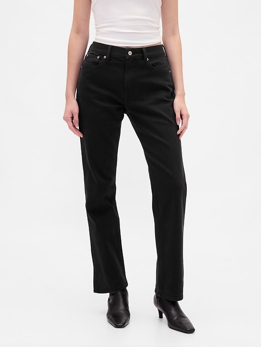 Image number 2 showing, High Rise '90s Straight Jeans
