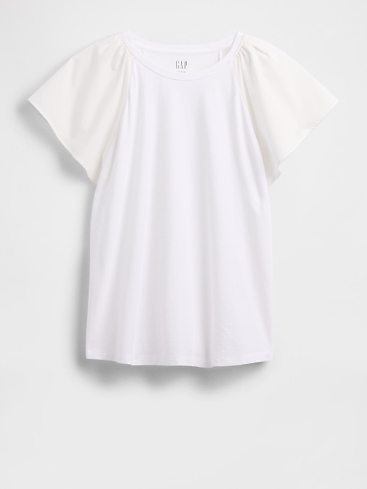 Image number 5 showing, Flutter-Sleeve T-Shirt