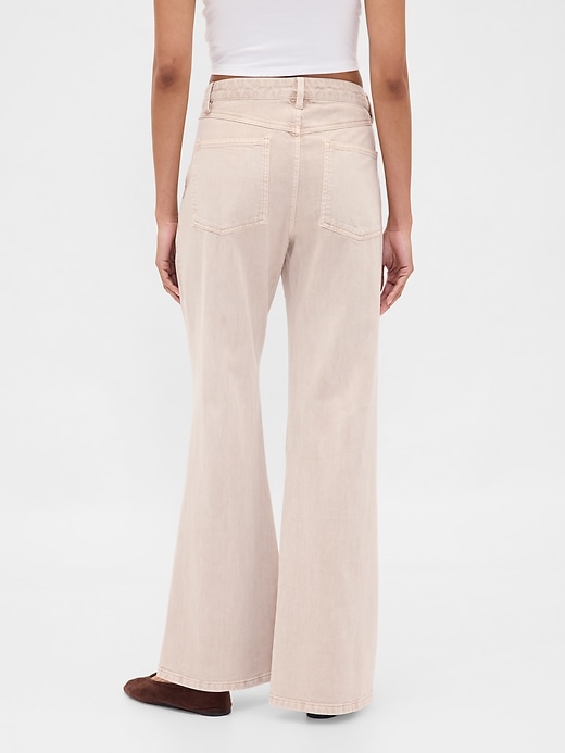 Image number 4 showing, Low Rise Flare Khakis