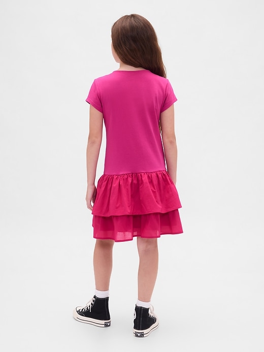 Image number 3 showing, Kids Drop-Waist Ruffle Dress