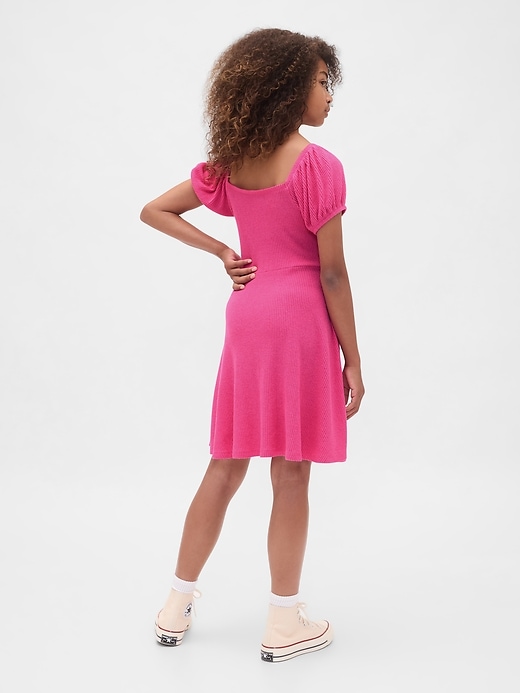 Image number 3 showing, Kids Ruched Rib Dress