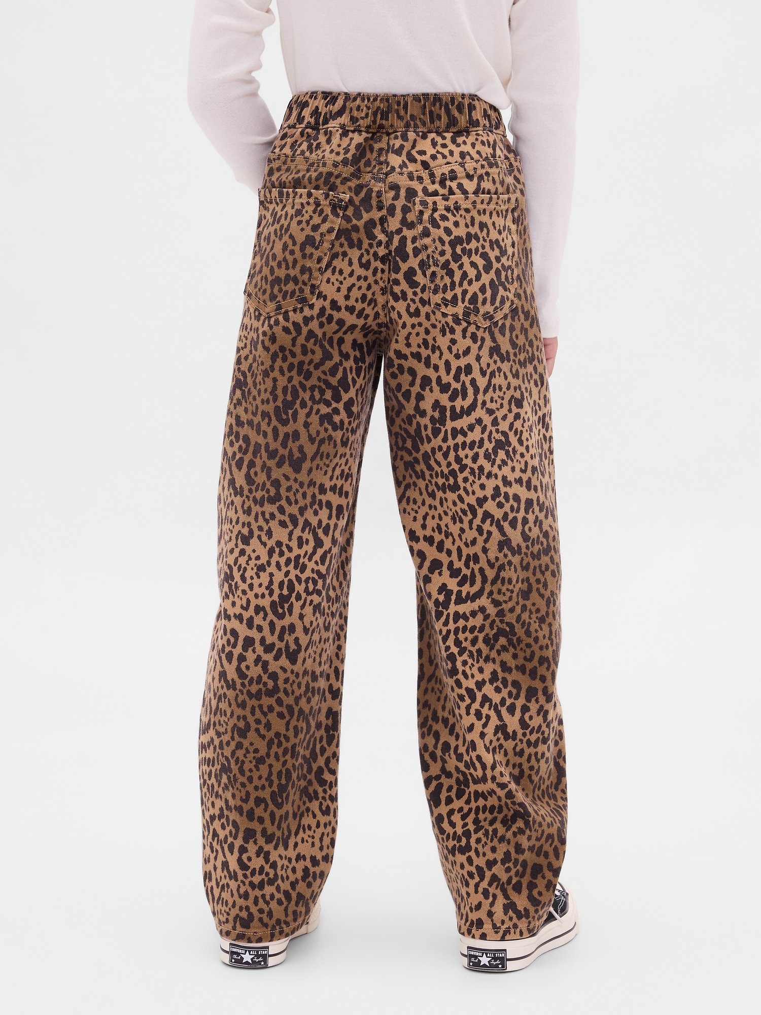 Kids High Rise Easy Barrel Jeans
