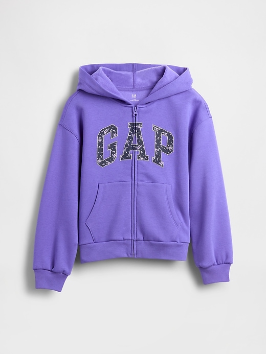 Image number 2 showing, Kids VintageSoft Logo Zip Hoodie
