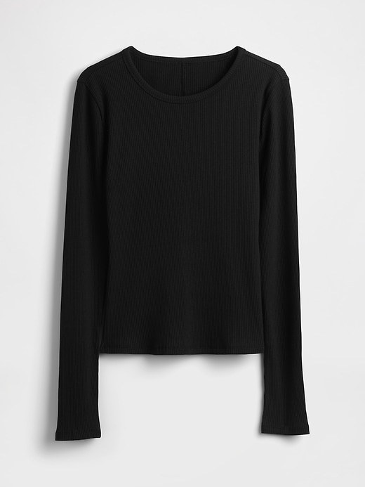 Image number 4 showing, Modern Rib Crop T-Shirt