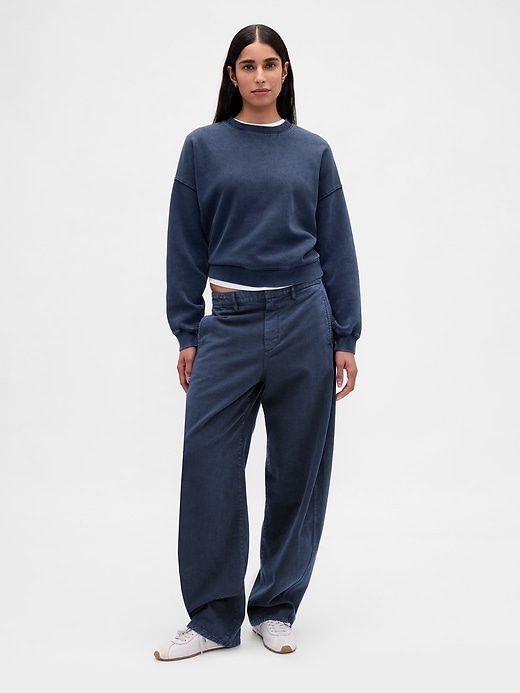 Image number 2 showing, VintageSoft Wedge Crewneck Sweatshirt