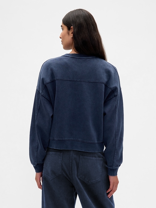 Image number 3 showing, VintageSoft Wedge Crewneck Sweatshirt