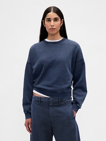 VintageSoft Wedge Crewneck Sweatshirt
