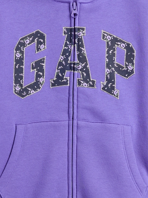 Image number 5 showing, Kids VintageSoft Logo Zip Hoodie
