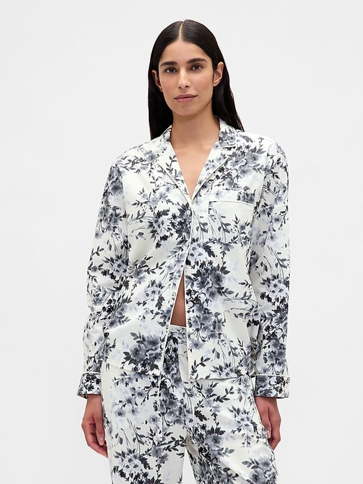 Image number 1 showing, Poplin PJ Shirt