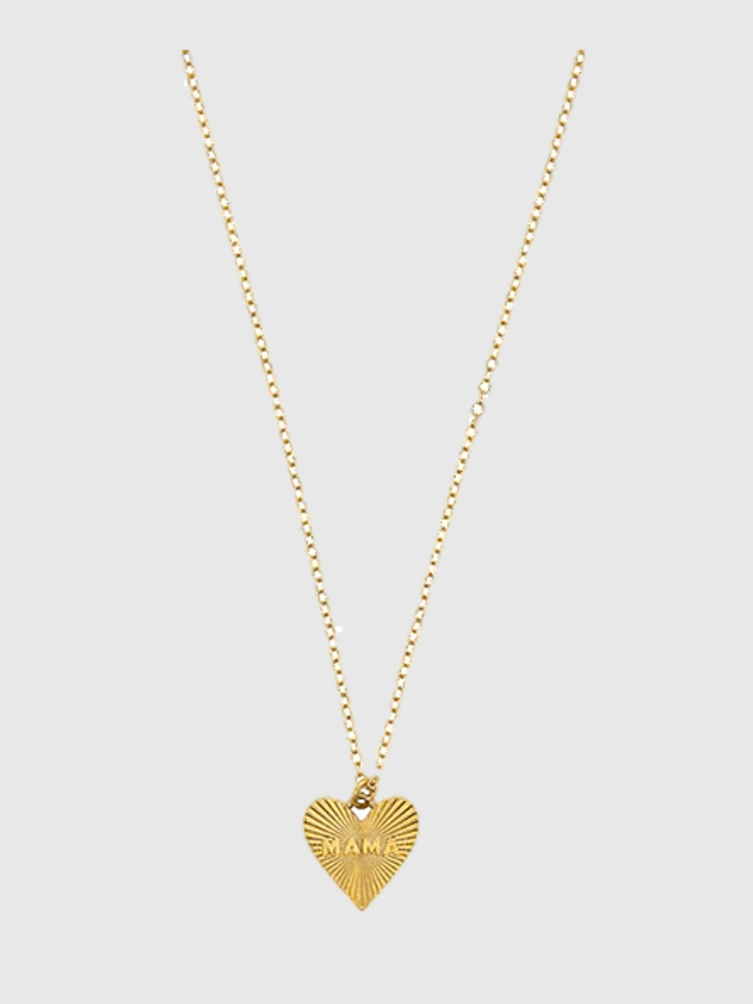 Нежное колье Gap Hart Mama с сердцем, цвет: Золотой