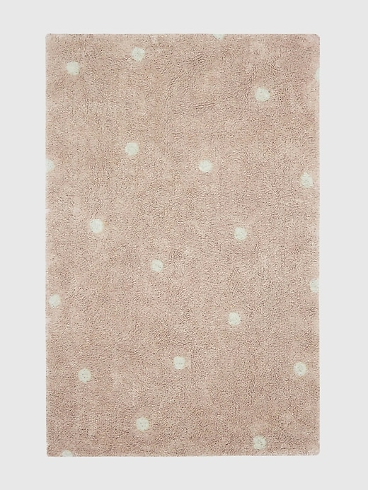 Image number 1 showing, Lorena Canals Washable Rug Mini Dot  Rose